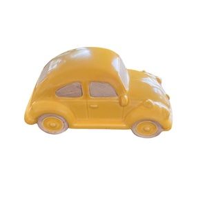 Ceramic Yellow Volkswagen Car Decor